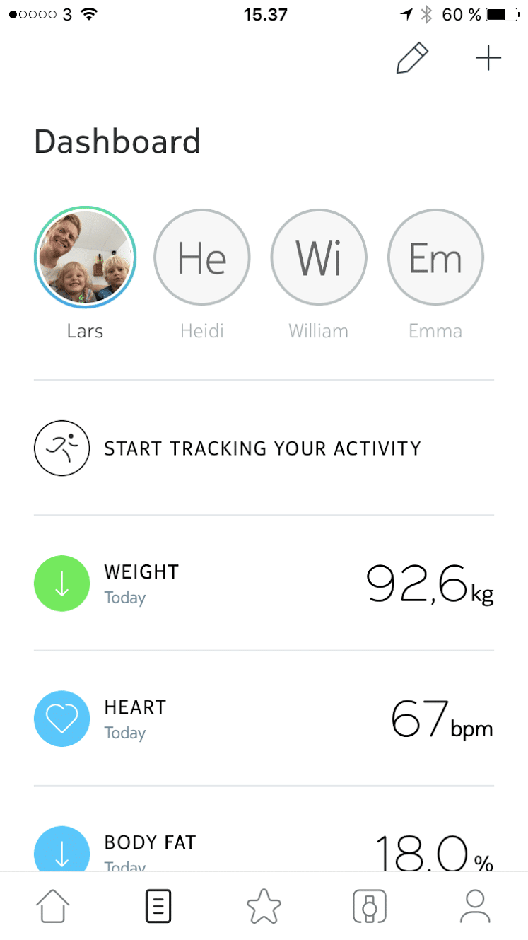 erfaring erfaringer test af nokia body cardio vægt virker den anmeldelse af health app