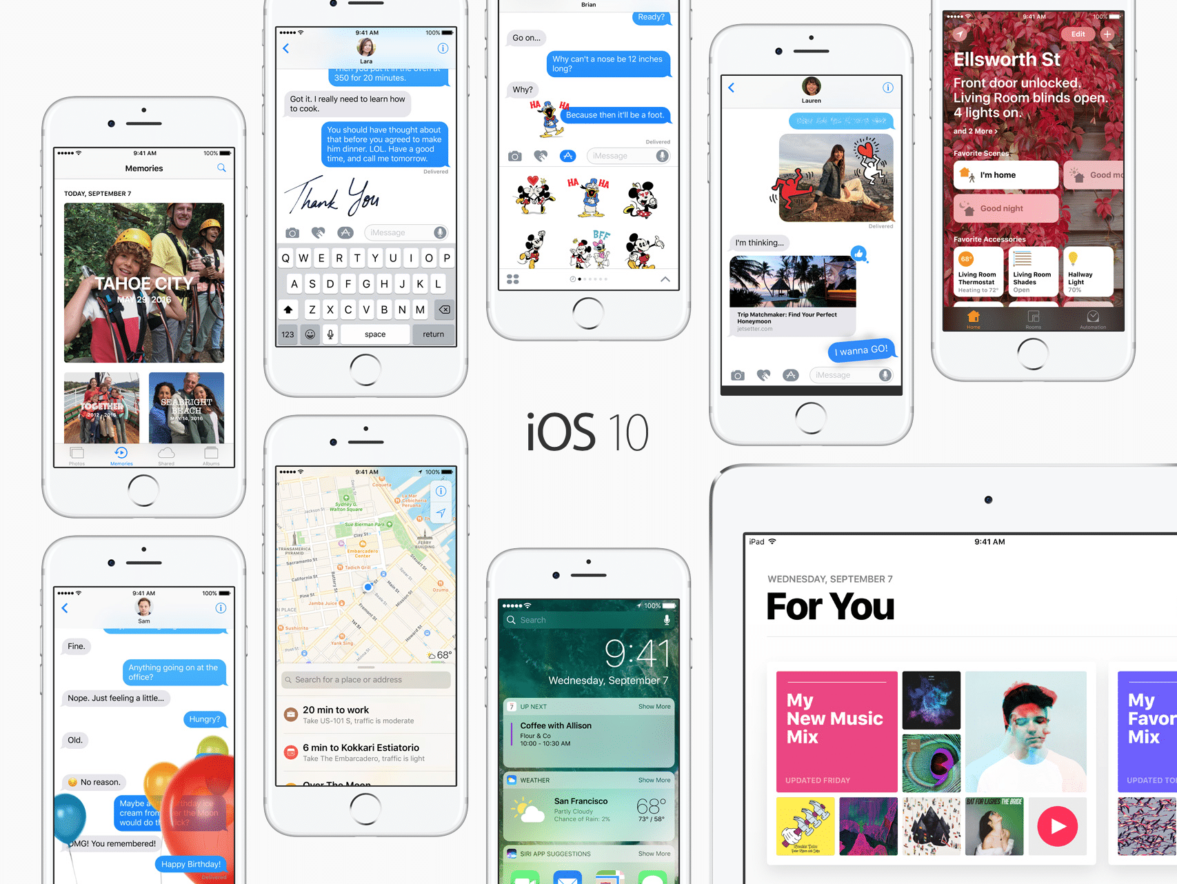 Så er iOS 10 klar til download…
