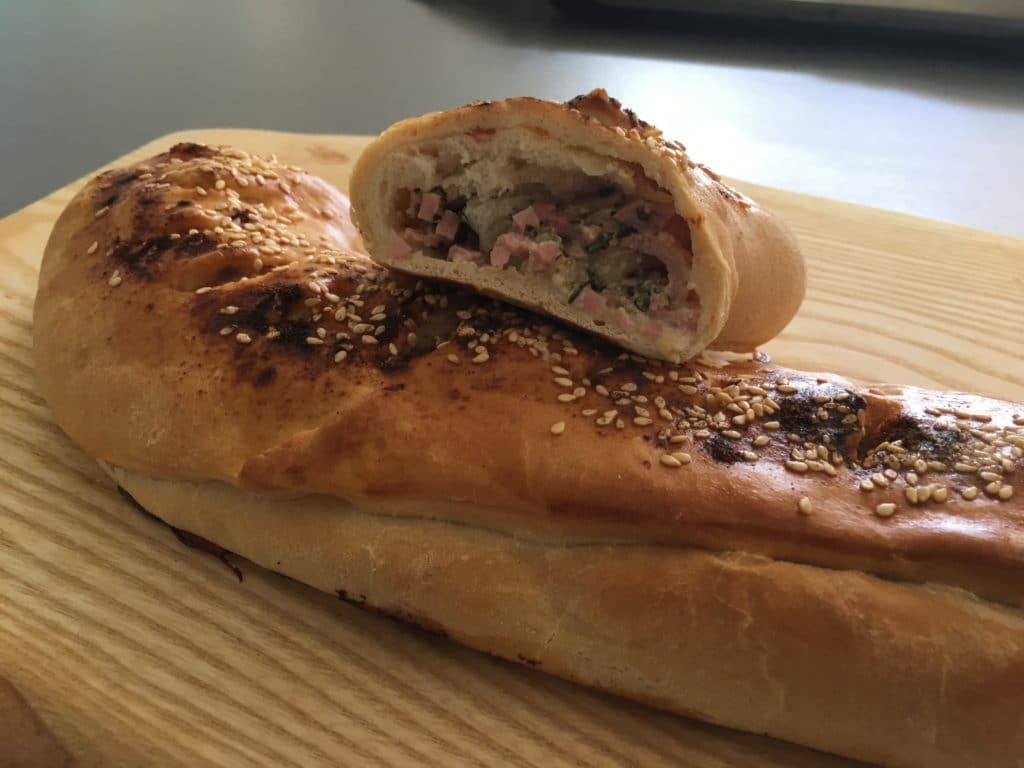 opskrift på skinkestang ølkringle ølkringlen skinkestangen hvordan laver man 80er mad opskriften opskrift på