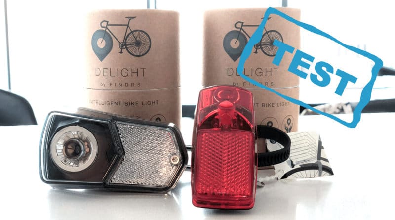 Delight by FINDRS test bedste cykellygte år automatisk lys på cyklen bremselys gode