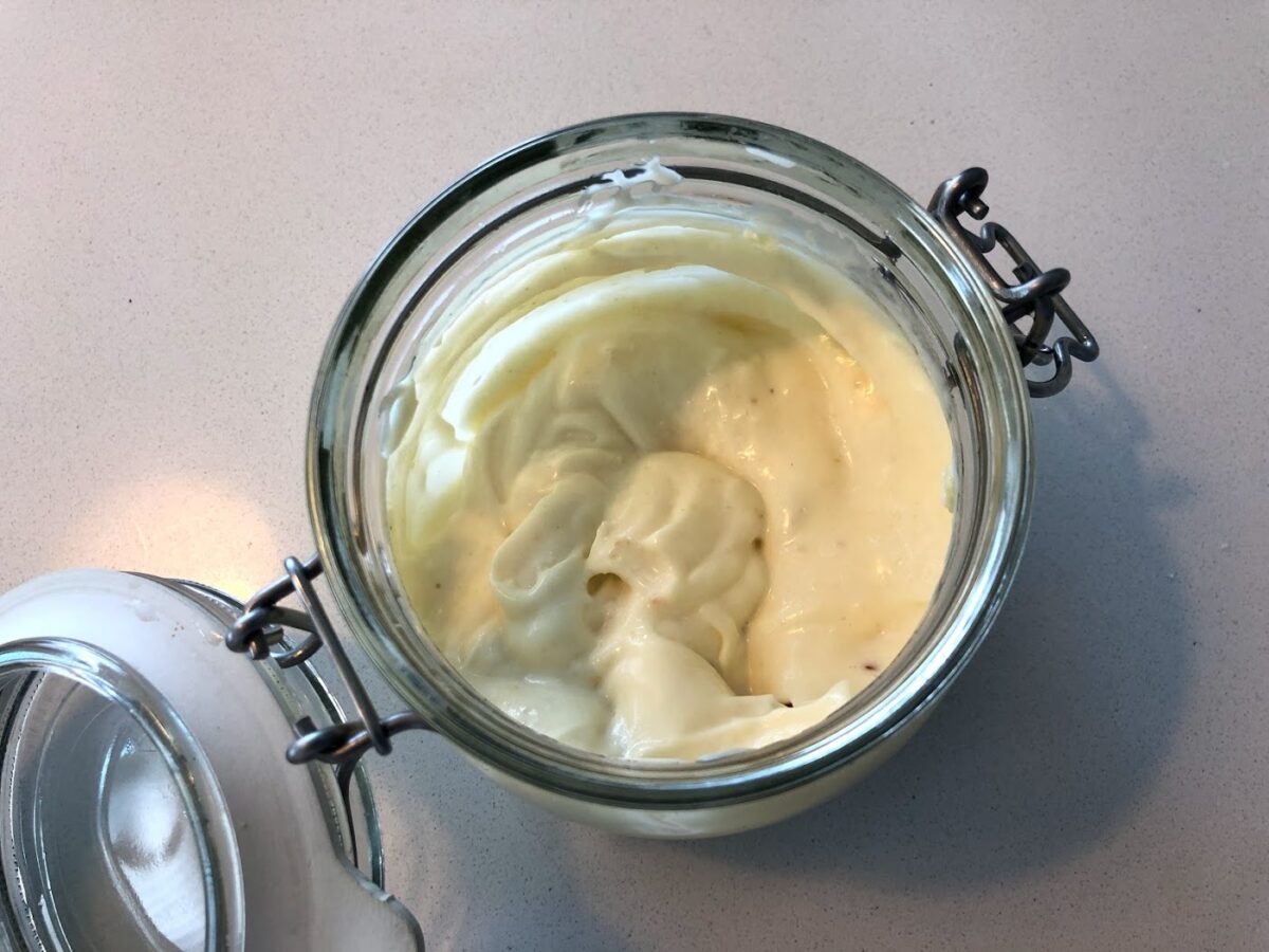 hjemmelavet mayonaise med stavblender blender mayonnaise majonæse sådan laver du hvordan laver man mayonæse opskrift på