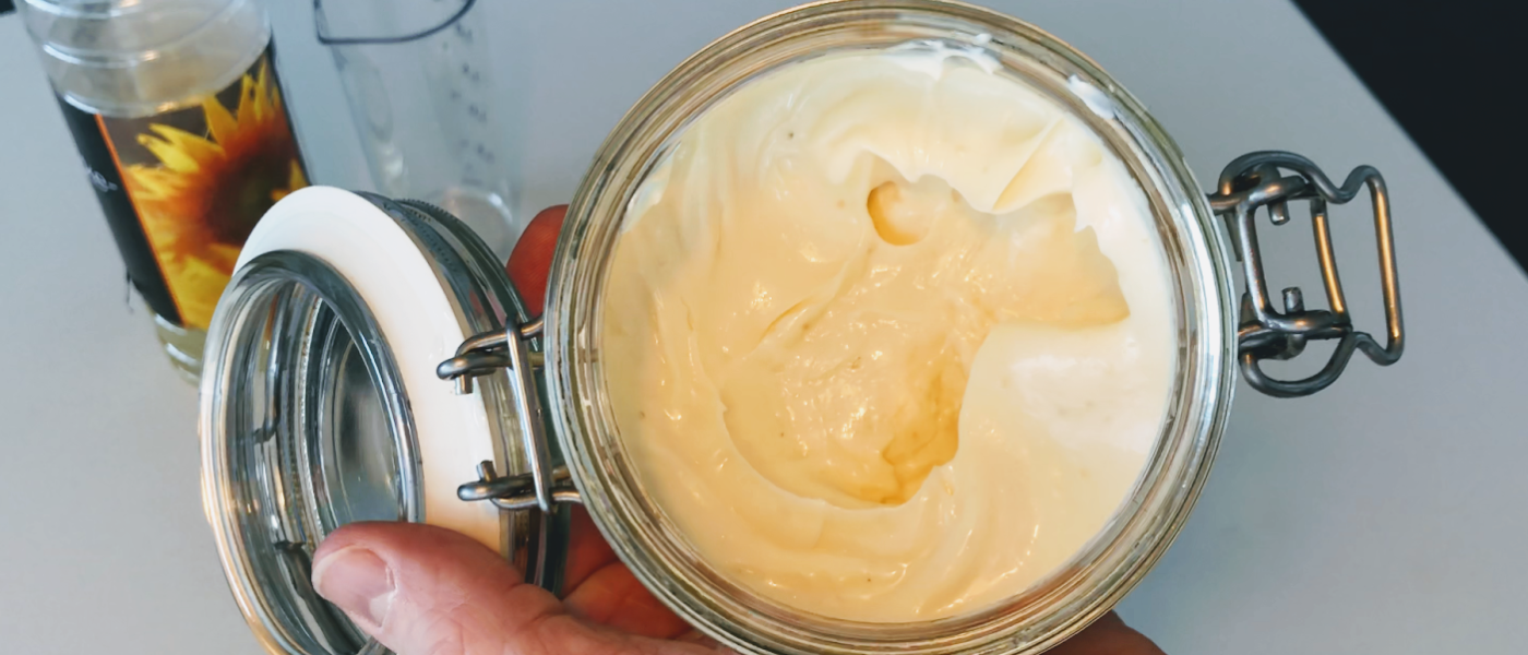 hjemmelavet mayonnaise med stavblender blender mayonaise majonæse sådan laver du hvordan laver man mayonæse opskrift på