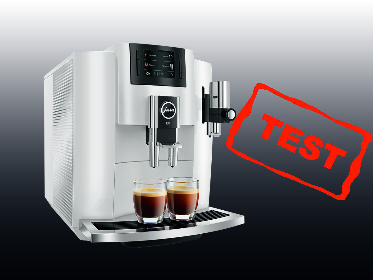 Jura E8 test af review anmeldelse af JURA E80 automatisk kaffemaskine god fuldautomatisk