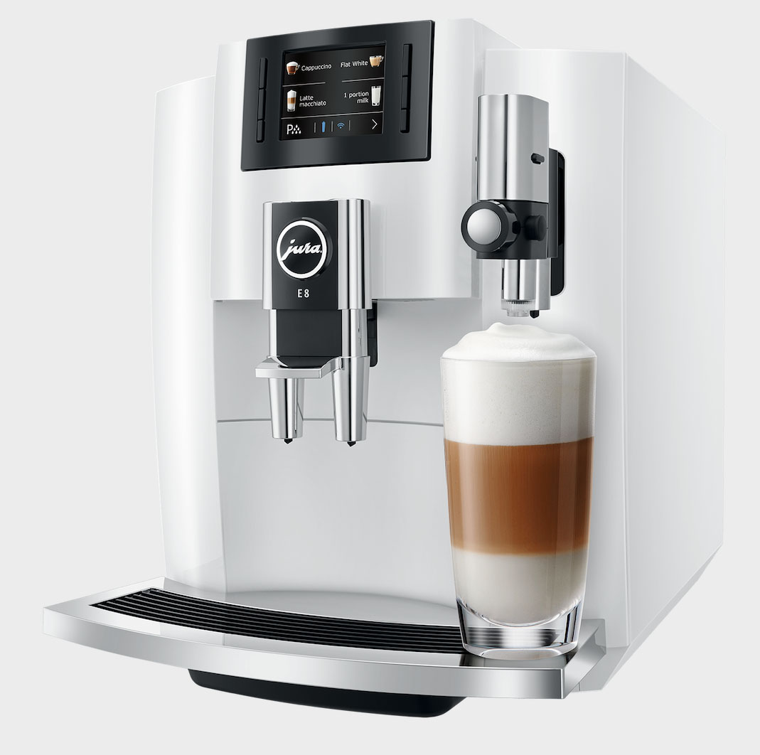 hul mel Soveværelse Test: Jura E8 - en fin fuldautomatisk espressomaskine - Livets små ting