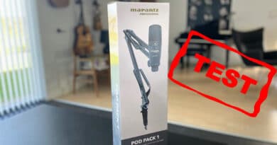 test af god podcast mikrofon Marantz PodPack 1 Professionel podcasts USB microphone god og billig uden støj anmeldelse