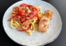 stegt laks med frisk pasta opskrift i ovn pande ovnstegt laks på pande