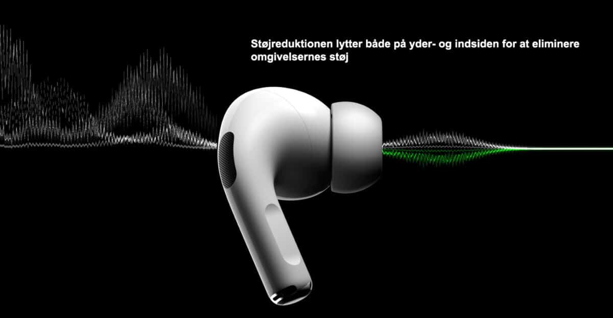 test apple airpods pro dansk erfaring med støjreduktion støjdæmpning ANC active noise cancellation erfaringer