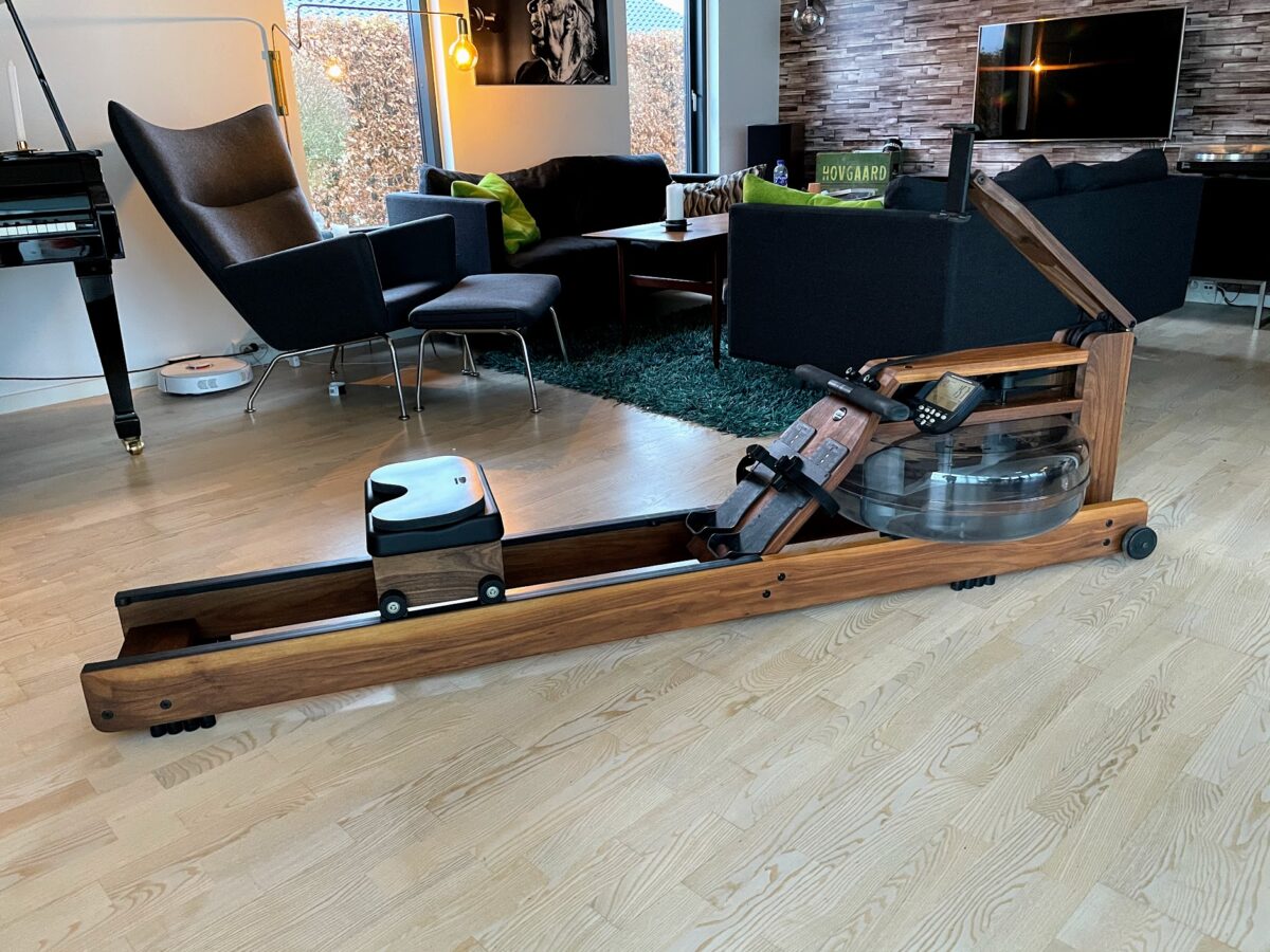 Waterrower S4 Classic Walnut test af erfaring med er den god hvilken romaskine skal jeg købe larmer den lydsvag lydløs vand