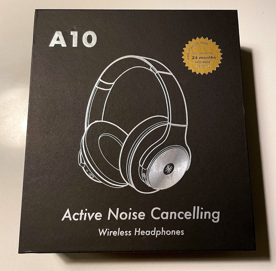 OneOdio A10 test review reveiw anmeldelse høretelefoner trådløs bluetooth med anc støjdæmpning aktiv active noise cancelling