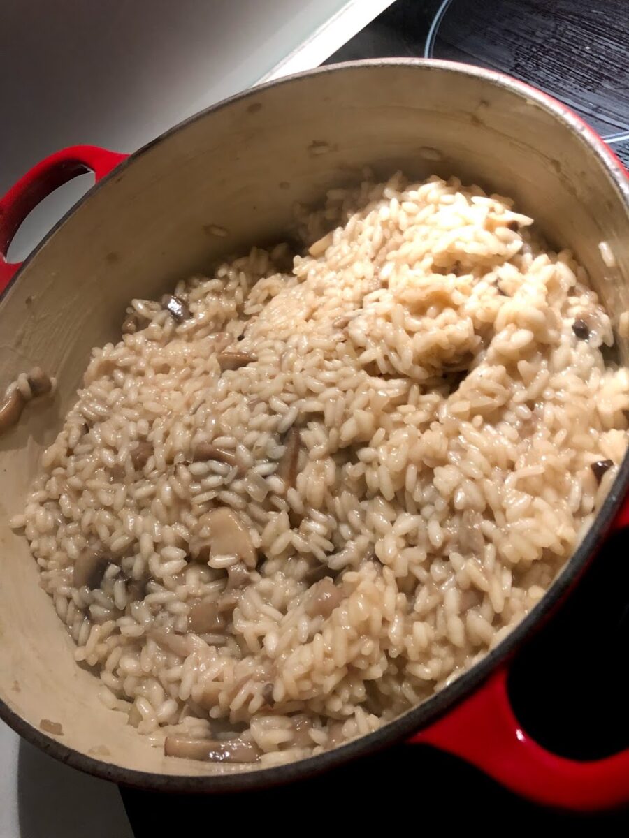 opskrift risotto med kylling og svampe rissotto risoto med ris champignon