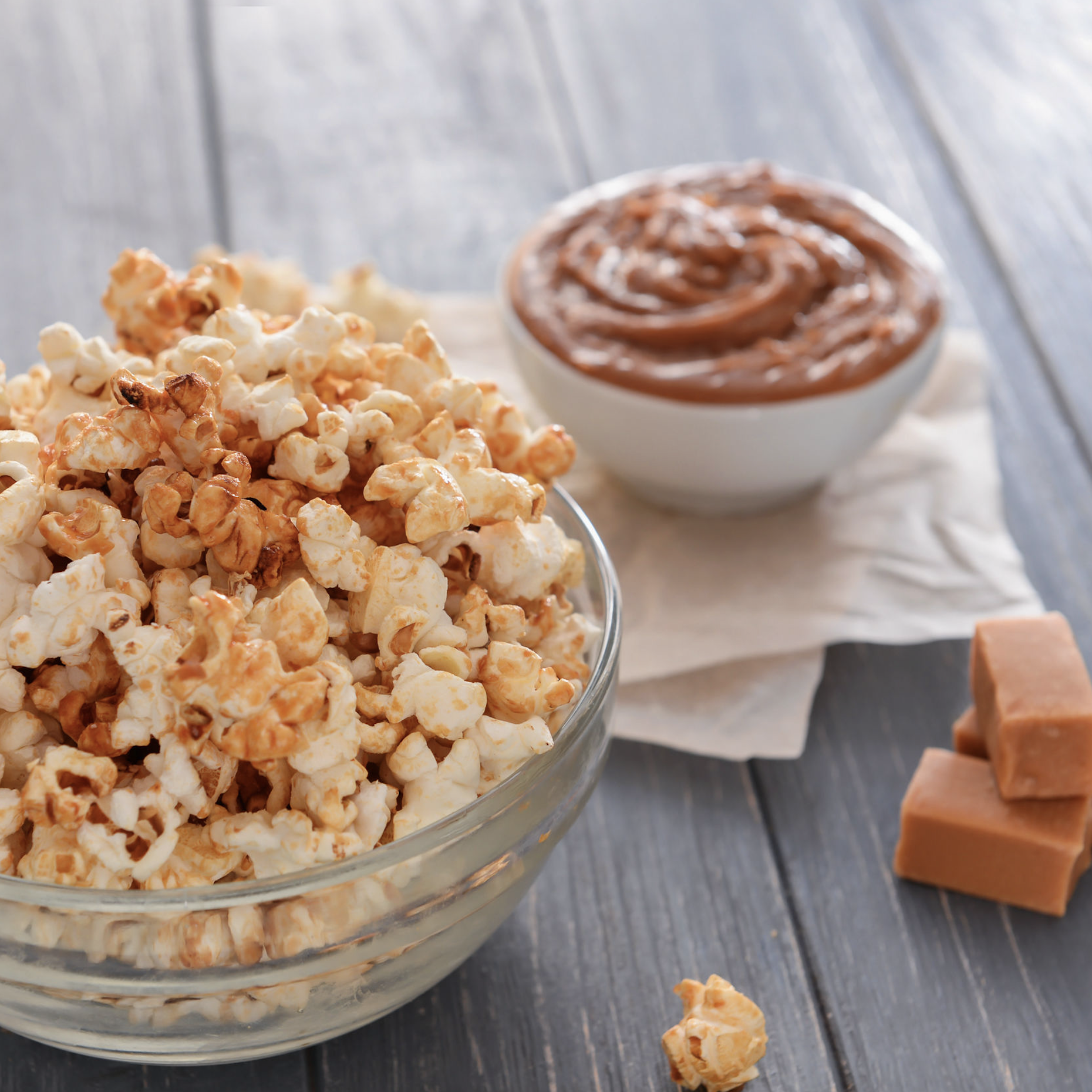 Popcorn med saltkaramel