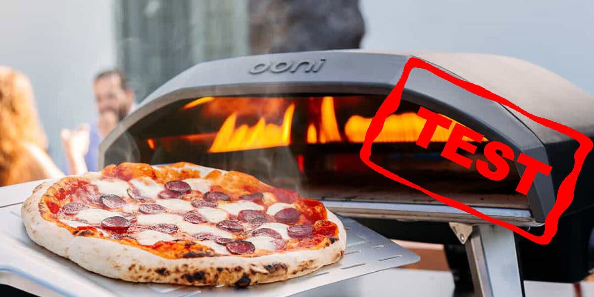 test af Ooni Koda 16 XL anmeldelse af erfaring med pizzaovn på gas til haven terrassen