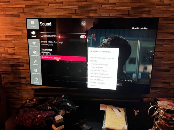 sonos arc LG TV OLED error fault does not work how to get it to play Dolby Atmos vision