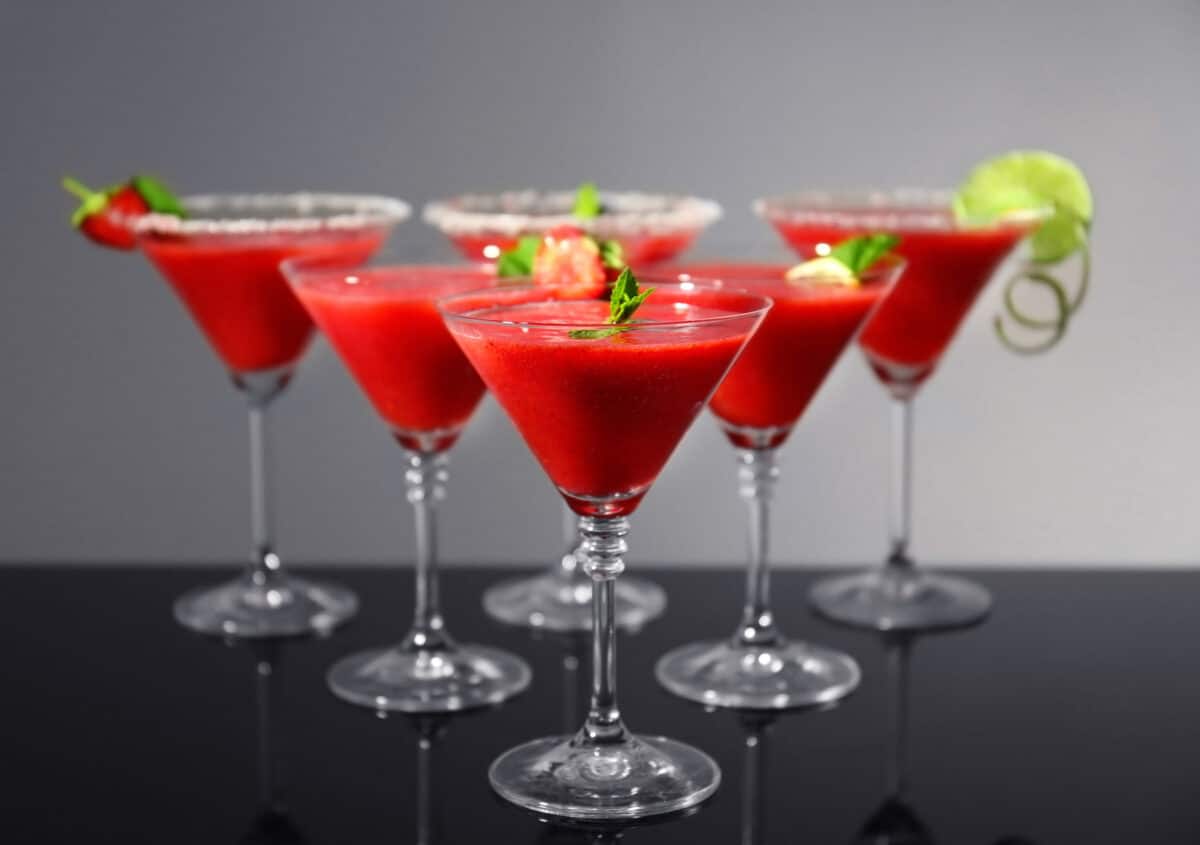opskrift strawberry daiquiri drink jordbær lime rom frosne frozen