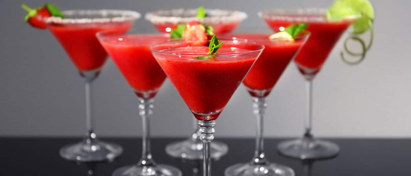 opskrift strawberry daiquiri drink jordbær lime rom frosne frozen