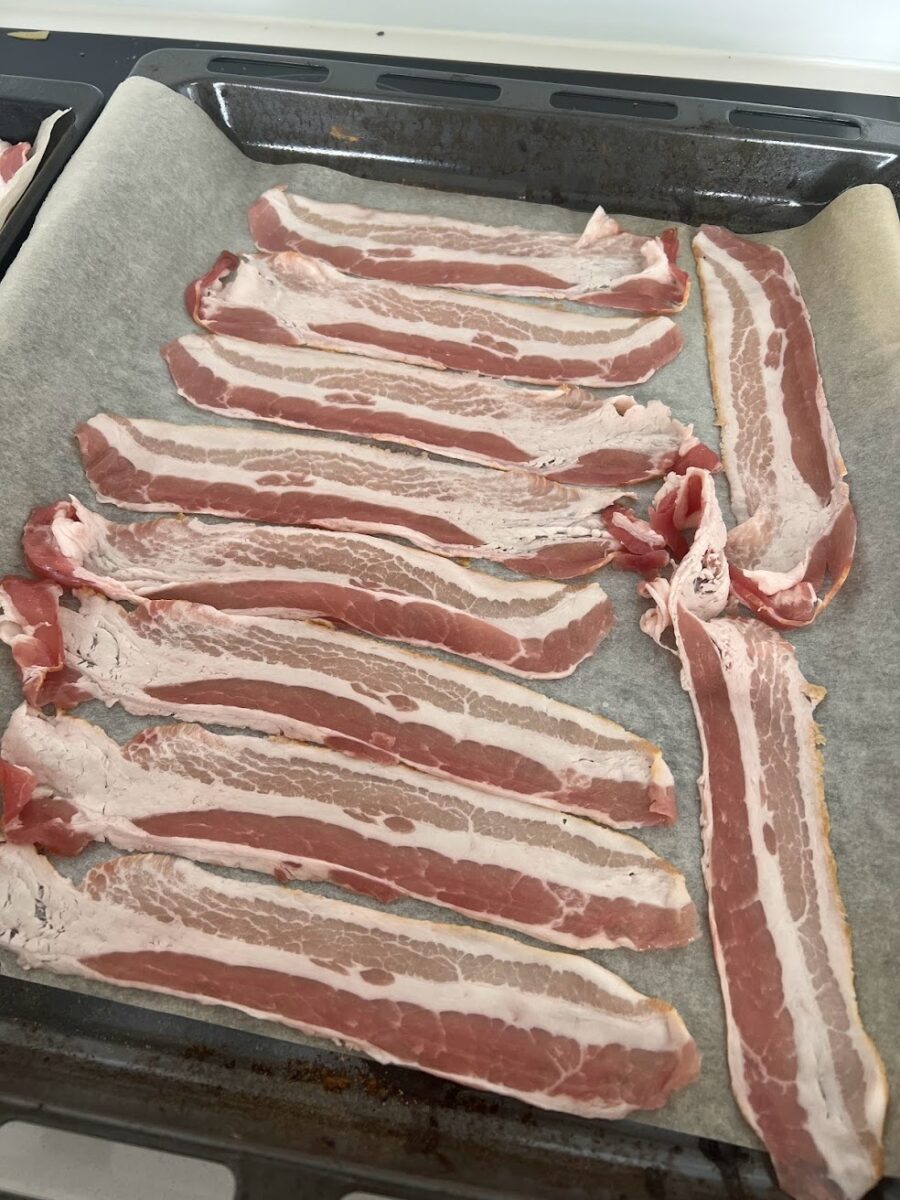 ovnstegt bacon stegt i ovn ovnen let uden hurtig måde at hvordan laver man