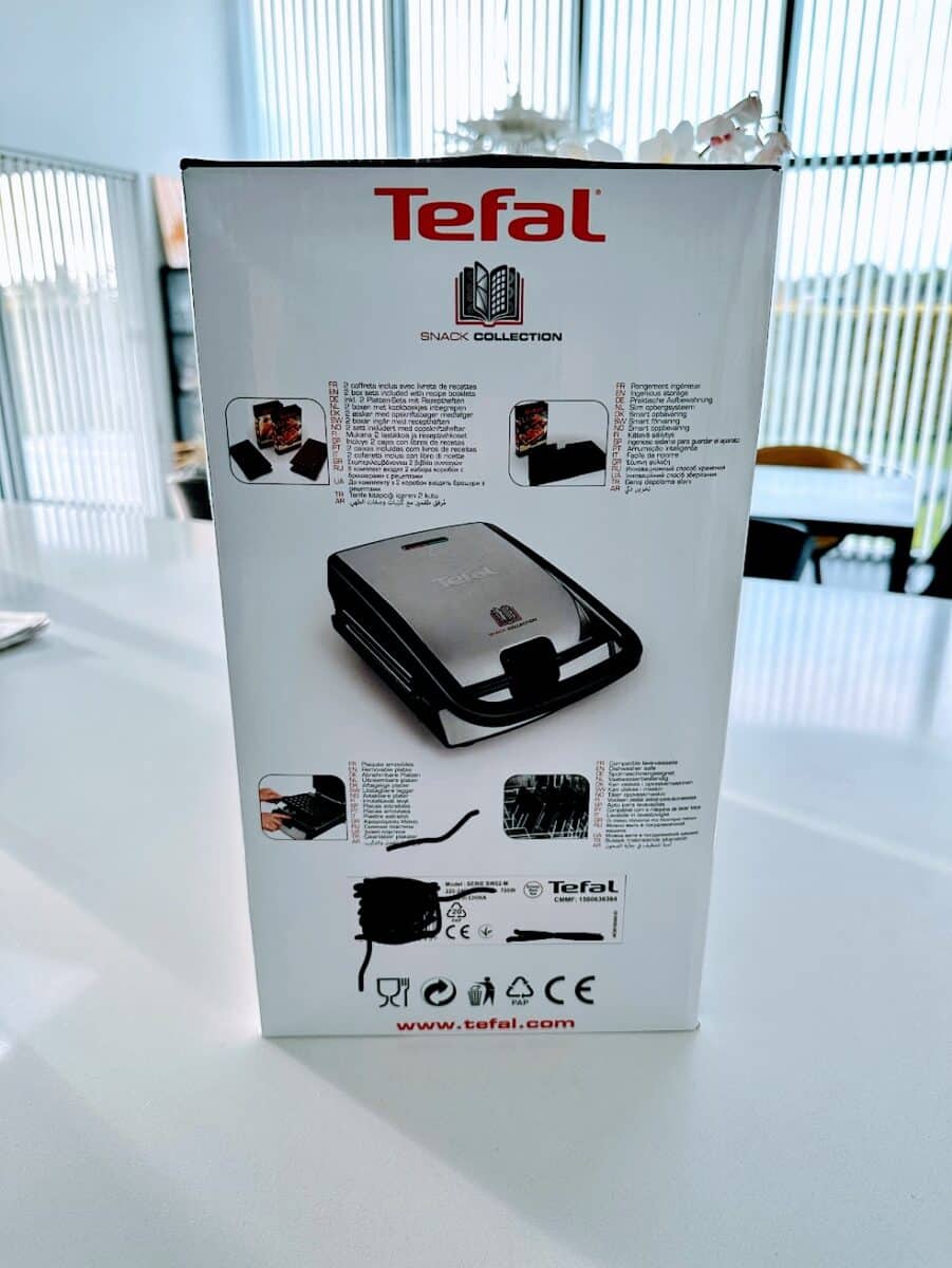 Indpakning tefal snack collection toaster