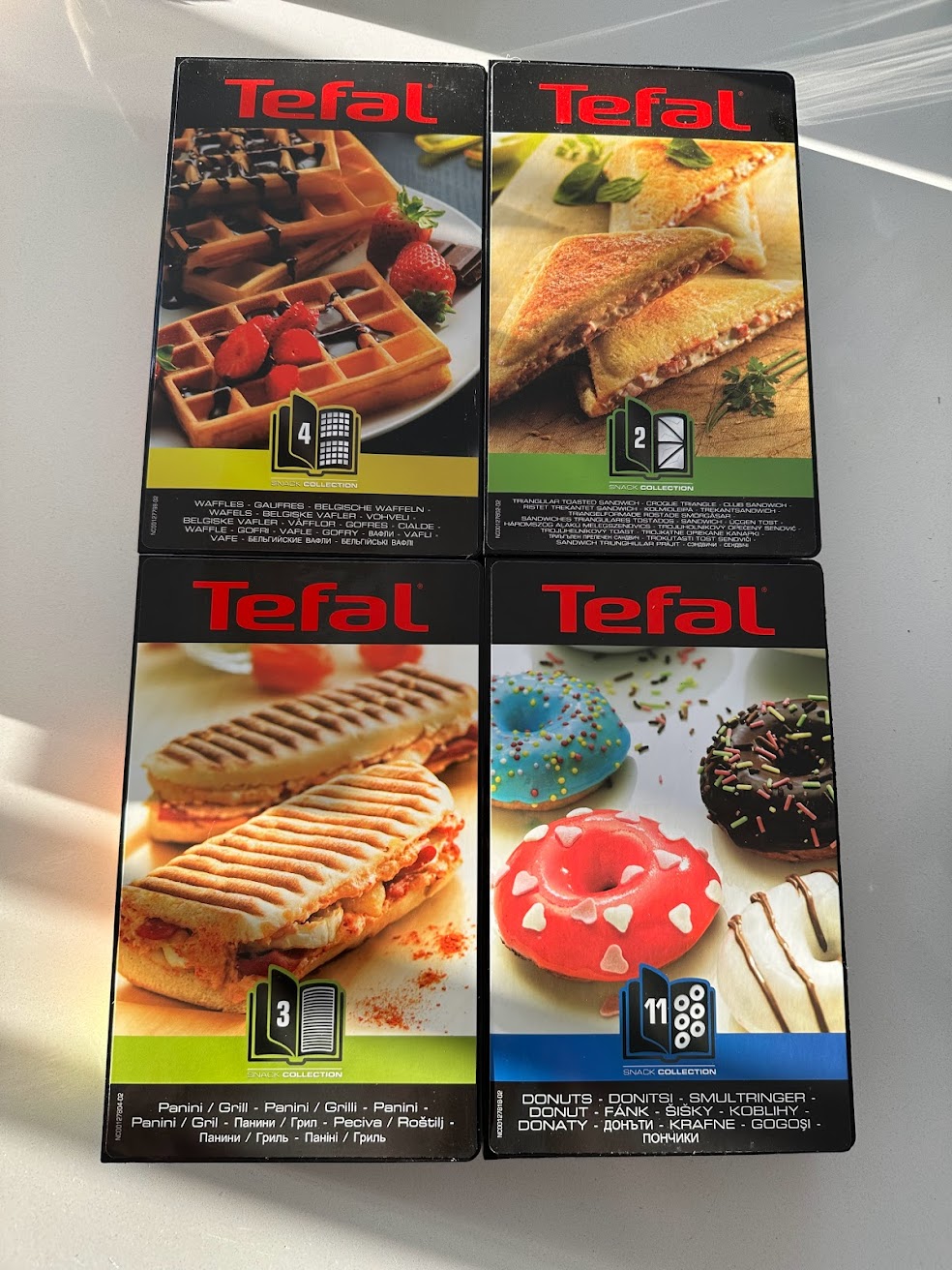test anmeldelse tefal snack collection toastmaskine toaster udskiftelige plader skifte indsatser i toast