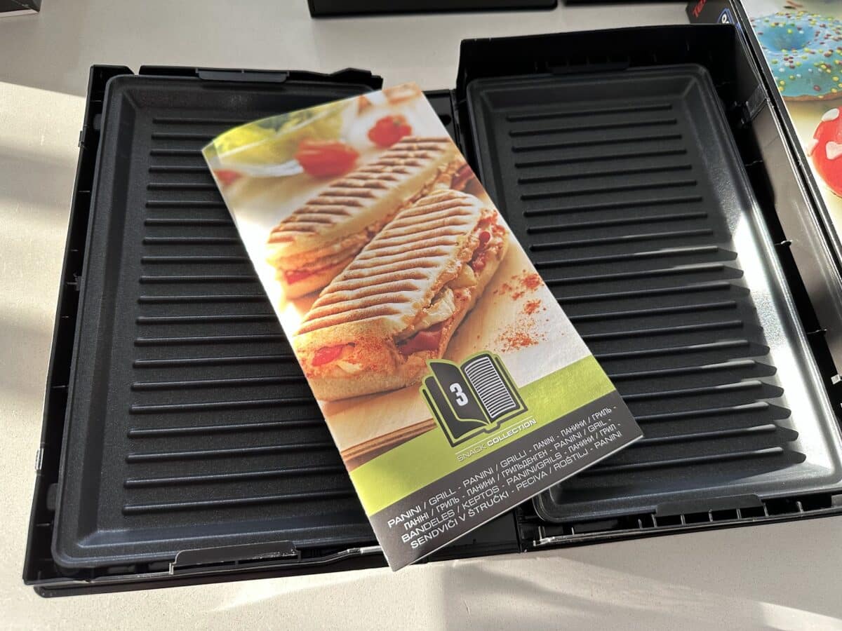 paninijern test anmeldelse tefal snack collection toastmaskine toaster udskiftelige plader skifte indsatser i toast