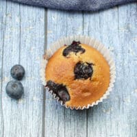 glutenfri muffins med blåbær blåbærmuffins uden gluten og laktose laktosefri blåbærmuffins opskrift