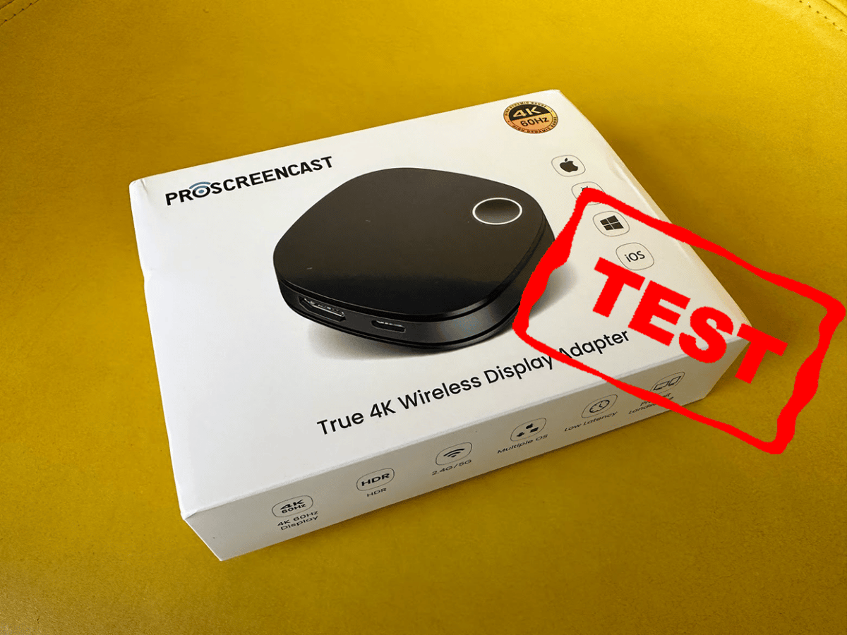 test af proscreencast Netflix disney plus virker ikke review 4k streaming sc01