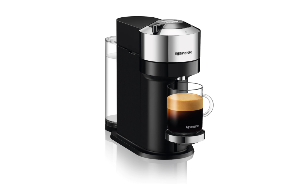nespresso vertuo orange lampe blinker 2 gange lys next kaffemaskine vertue