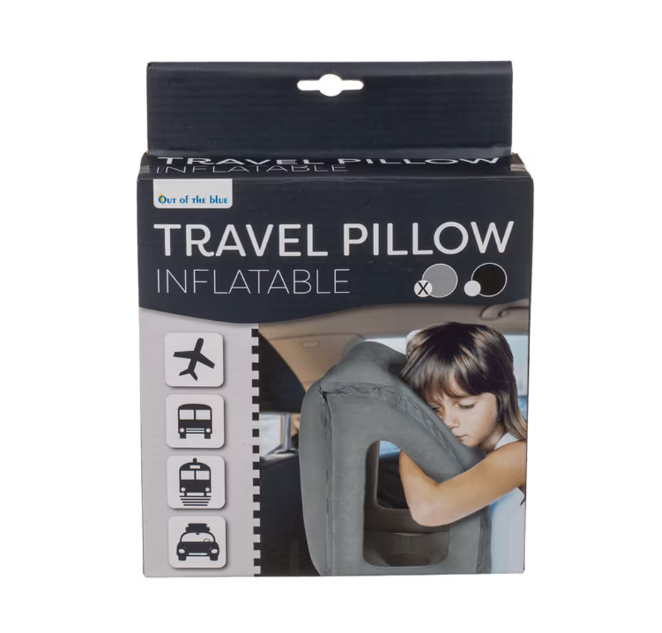 travel head rest inflatable oppustelig
