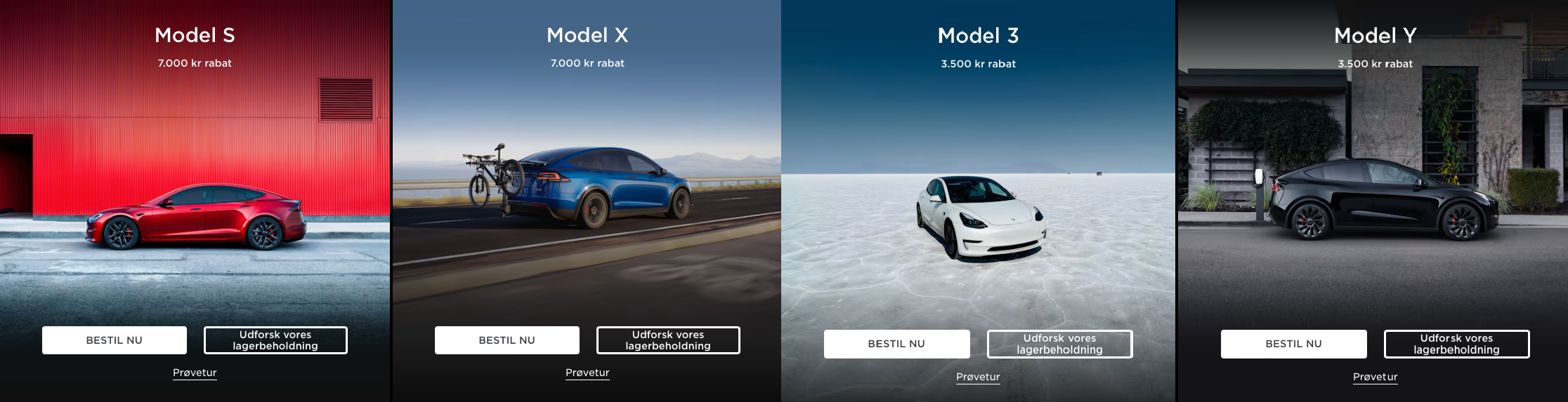 rabat på tesla model 3 y s x afslag i pris Tesla hos erfaring med tilbud