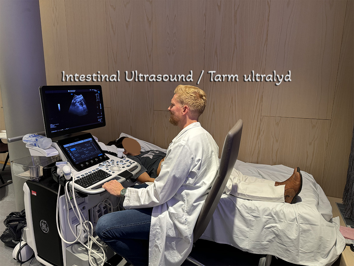 tarm ultralyd intestinal ultrasound ius ul-tarm tarmultralyd hvad er det hvem laver det Vejle sygehus Lars Koch Hansen
