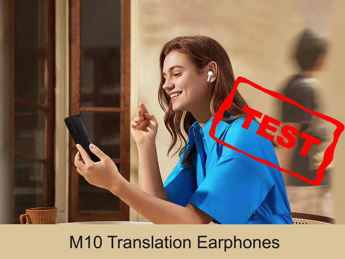 test m10 translation earphones anmeldelse af oversættelses øretelefoner.