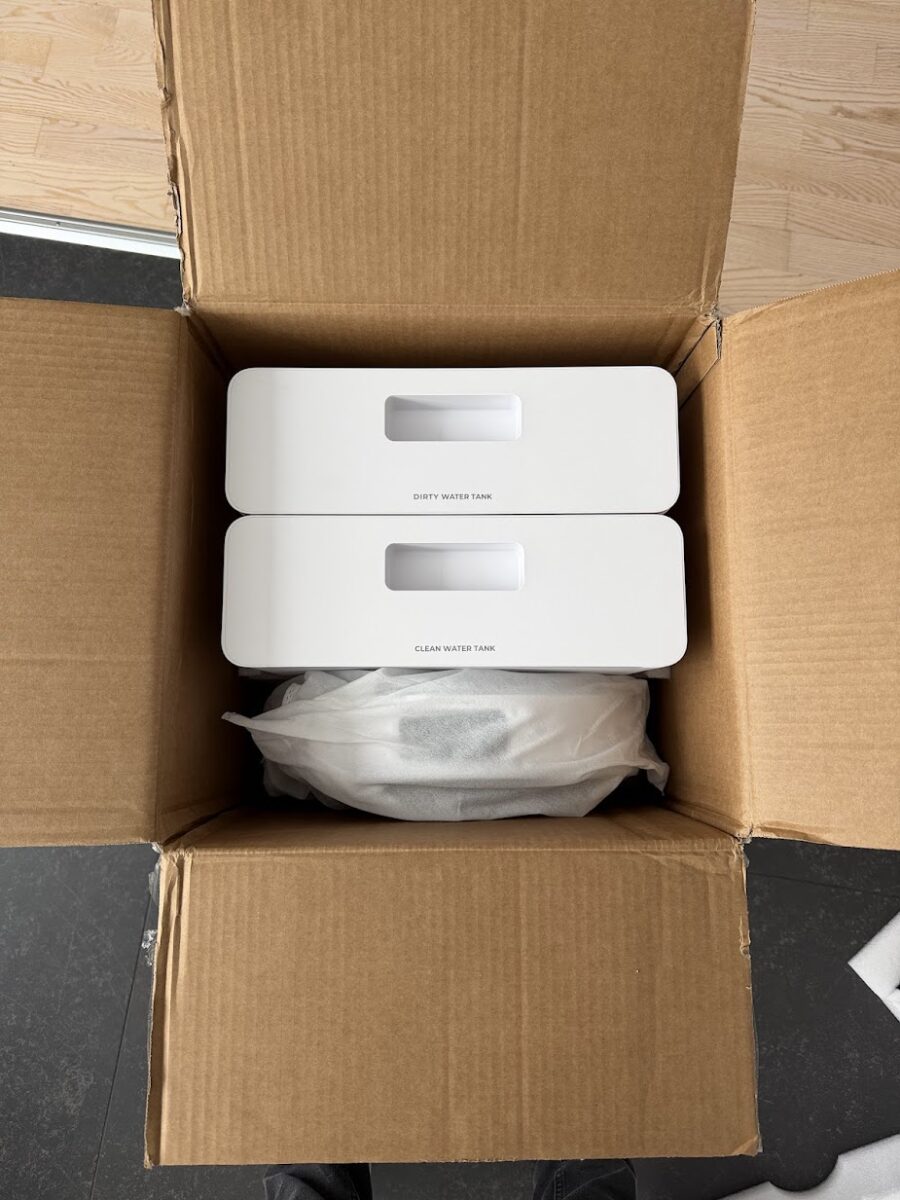 Unboxing af jonr t5 pro gen 2 robotst&oslash;vsuger med moppefunktion