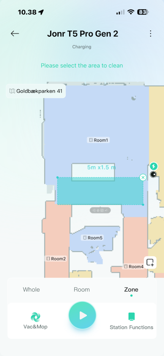 Robotst&oslash;vsuger med gulvvaskefunktion moppe test af JONR T5 Pro Gen 2 anmeldese virker det? erfaring med
