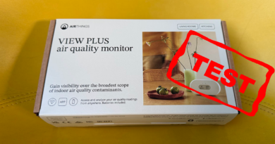 test Airthings View Plus Radon måler CO2 PM2.5 VOC sikkerhed measurement hjemmemåling hjemmemåler radonmåling i hjemmet