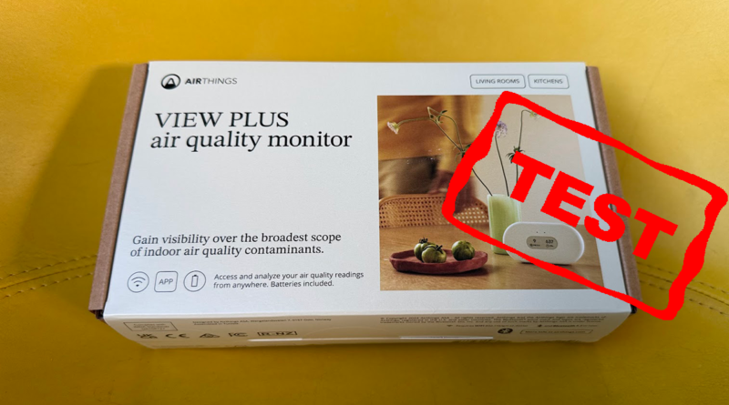 test Airthings View Plus Radon måler CO2 PM2.5 VOC sikkerhed measurement hjemmemåling hjemmemåler radonmåling i hjemmet
