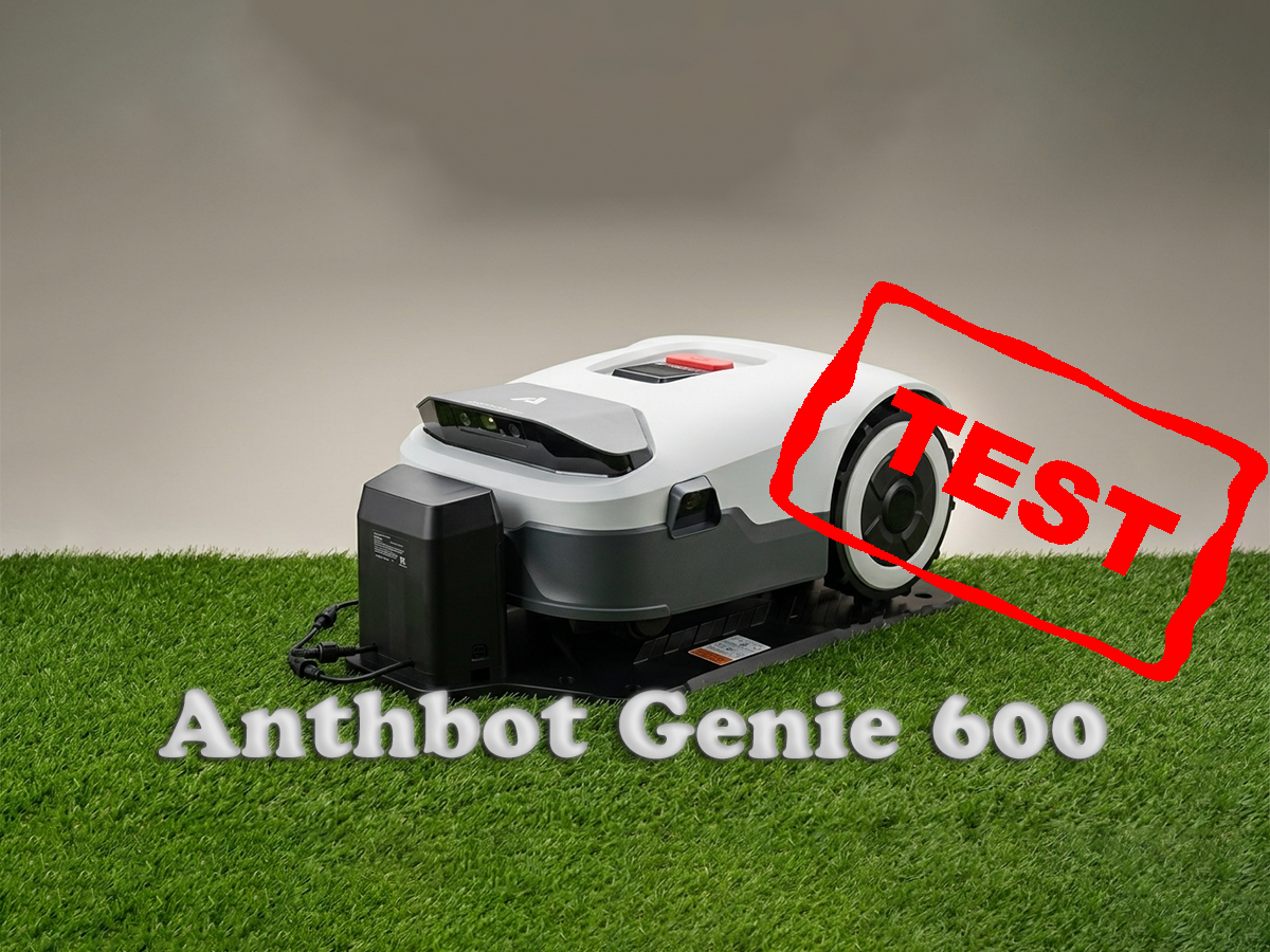 test af anthbot genie 600 anmeldelse erfaring med robotplæneklipper uden kanttråd hvilken er bedst
