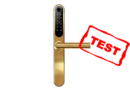 test af kodelås med fingeraftryk erfaring med Zafe T-lock messing smal profil Jasa GUARD L2 test TT-lock