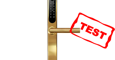 test af kodelås med fingeraftryk erfaring med Zafe T-lock messing smal profil Jasa GUARD L2 test TT-lock