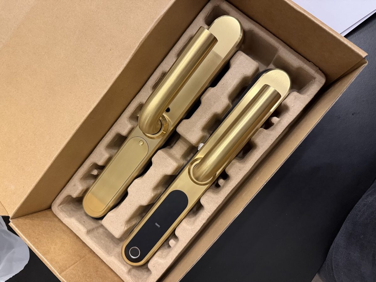 Anmeldelse og test af kodel&aring;s med fingeraftryk erfaring med Zafe T-lock messing smal profil Jasa guard L2 TT-lock montering g&oslash;r det selv DIY