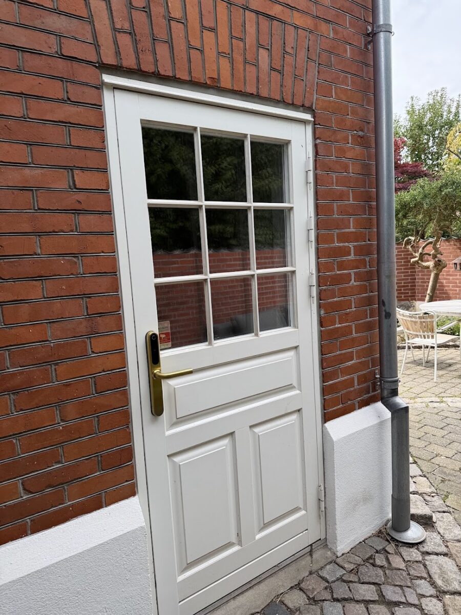 Anmeldelse og test af kodel&aring;s med fingeraftryk erfaring med Zafe T-lock messing smal profil Jasa guard L2 TT-lock montering g&oslash;r det selv DIY forsatsd&oslash;r l&aring;s